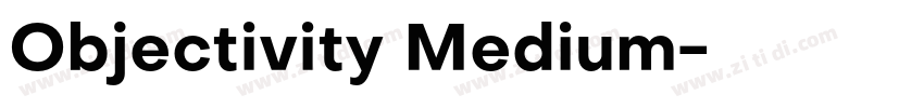 Objectivity Medium字体转换